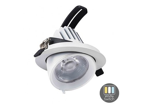 Foto van LED downlighter wit 30W banaan model 60gr. Tri-White LED downlighter wit 30W banaan model 60gr. Tri-White