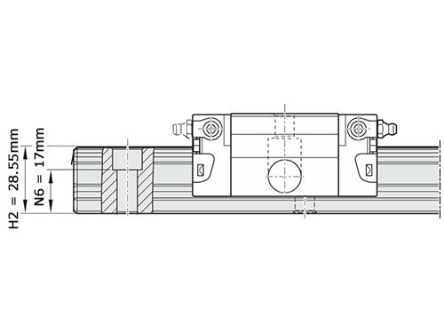 Foto van Bosch Rexroth Kogelwagen Koolstofstaal KWD-030-FKS-C0-N-1 Zonder Kogelketting Bosch Rexroth Kogelwagen Koolstofstaal KWD-030-FKS-C0-N-1 Zonder Kogelketting