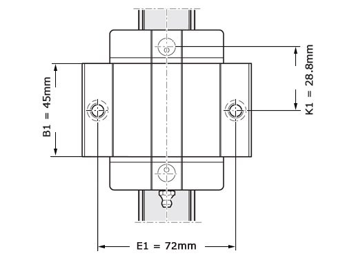 Foto van Bosch Rexroth Kogelwagen Koolstofstaal KWD-030-FKS-C0-N-1 Zonder Kogelketting Bosch Rexroth Kogelwagen Koolstofstaal KWD-030-FKS-C0-N-1 Zonder Kogelketting