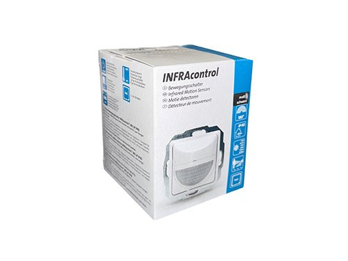 Kopp HK05 - HK07 PURE mat zwart inbouw bewegingsmelder 180gr