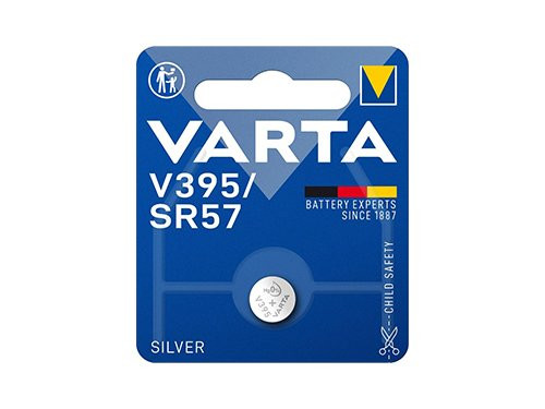 Foto van Varta 395 knoopcel batterij SR57 blister(1) Varta 395 knoopcel batterij SR57 blister(1)