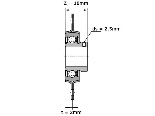 INA Lagerblok Plaatstaal Ovaal RATY15 XL (15mm)