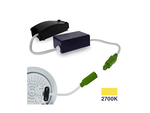 Foto van LED inbouwspot 5W 2700K 85mm 60gr rond verstelbaar wit LED inbouwspot 5W 2700K 85mm 60gr rond verstelbaar wit