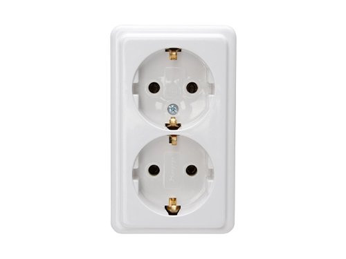 Kopp AW opbouw stopcontact wcd RA dubbel