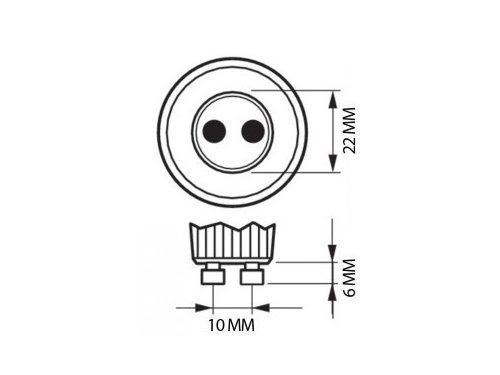Philips LED spot GU10 3-35W 4000K dimbaar