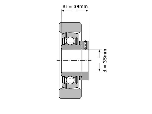 Foto van INA Lagerblok Span PHUSE35 XL (35mm) INA Lagerblok Span PHUSE35 XL (35mm)