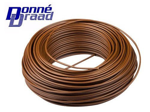 VD H07V-U draad Eca 2,5qmm bruin Donne 100m