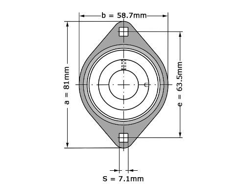Foto van INA Lagerblok Plaatstaal Ovaal RATY12 XL (12mm) INA Lagerblok Plaatstaal Ovaal RATY12 XL (12mm)