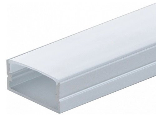 Foto van LED profiel opbouw 23.5x10mm 2m mat wit LED profiel opbouw 23.5x10mm 2m mat wit