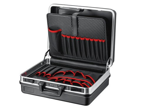 Gereedschapskoffer leeg grijs ABS KNIPEX