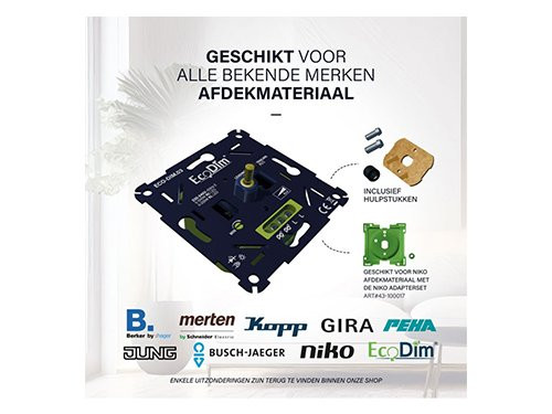 LED dimmer 0-500W EcoDim universeel