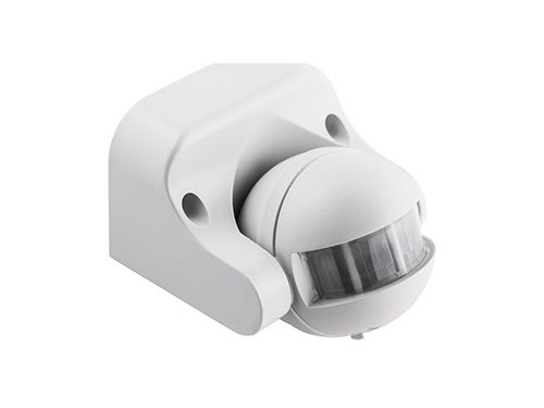 Foto van Bewegingsmelder IR opbouw wand 180 graden IP44 kantelbaar wit Bewegingsmelder IR opbouw wand 180 graden IP44 kantelbaar wit