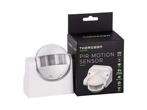 Foto van Bewegingsmelder IR opbouw wand 180 graden IP44 kantelbaar wit Bewegingsmelder IR opbouw wand 180 graden IP44 kantelbaar wit