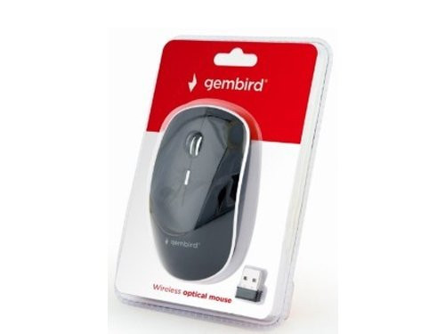 Draadloze optische mini muis zwart superstil USB