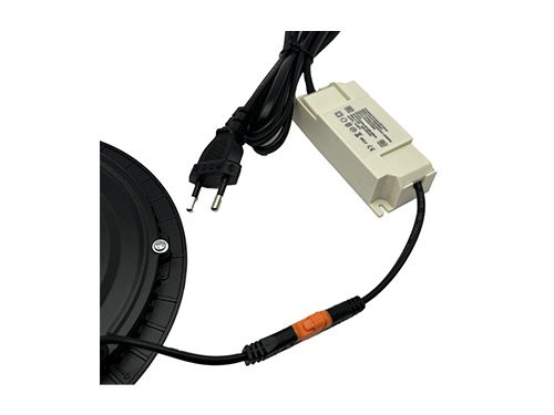 Foto van LED panel downlight 24W 4000K incl. driver zwart LED panel downlight 24W 4000K incl. driver zwart