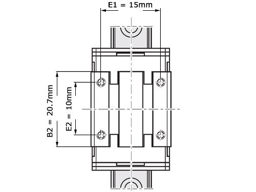 Foto van Bosch Rexroth Miniatuurwagen Resist NRII MWA-009-SNS-C1-H-3 Zonder Kogelketting - LFS Bosch Rexroth Miniatuurwagen Resist NRII MWA-009-SNS-C1-H-3 Zonder Kogelketting - LFS