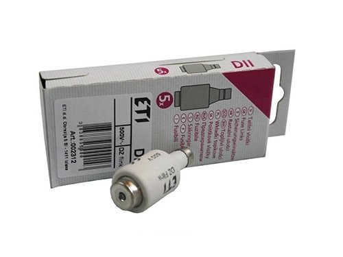 Foto van Zekering - D-Patroon 50A snel 5 stuks Zekering - D-Patroon 50A snel 5 stuks