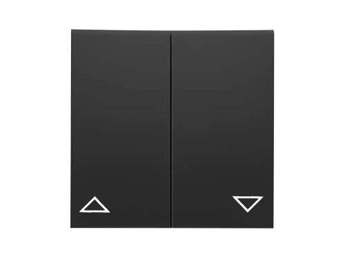 Foto van PEHA Badora MAT ZWART wip voor jaloezie drukschakelaar PEHA Badora MAT ZWART wip voor jaloezie drukschakelaar