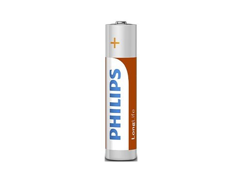 Foto van Philips Longlife batterij AAA blister(4) Philips Longlife batterij AAA blister(4)
