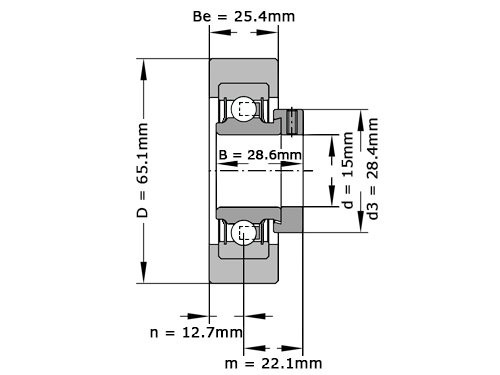 INA Insert Lager RCSMB15/65