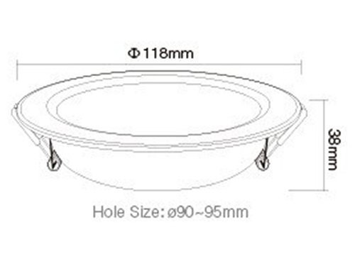 Foto van Zigbee RGB-CCT LED Downlighter 6W Zigbee RGB-CCT LED Downlighter 6W