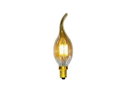 Foto van LED tipkaars E14 2-15W 2200K filament gold dimbaar LED tipkaars E14 2-15W 2200K filament gold dimbaar