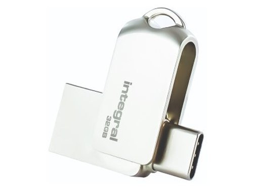 USB stick 32GB Metal Dual USB-C en USB 3.0