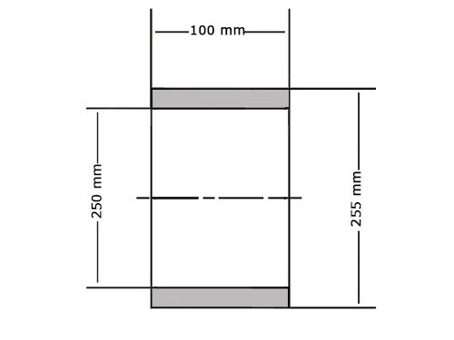 Foto van INA Glijlager EGB250100 E40 (250x255x100mm) INA Glijlager EGB250100 E40 (250x255x100mm)