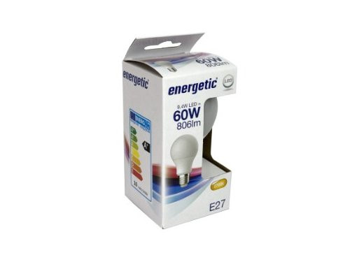 Foto van Energetic LED GLS E27 8,6-60W 2700K mat Energetic LED GLS E27 8,6-60W 2700K mat