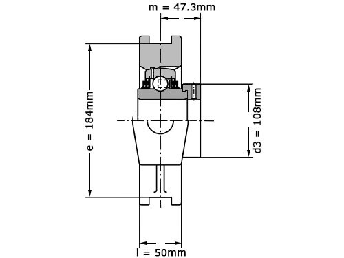 Foto van INA Lagerblok Span TTUE80 (80mm) INA Lagerblok Span TTUE80 (80mm)