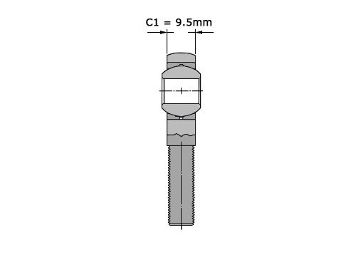 SKF Stangkop SAKAC8 M (8x25x12mm)