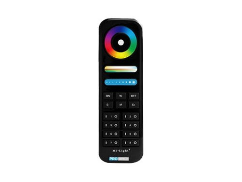 Foto van RGB-CCT afstandsbediening 2.4G 8-zones zwart RGB-CCT afstandsbediening 2.4G 8-zones zwart