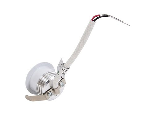 Foto van LED mini inbouwspot 1,5W 2700K 37mm 60gr rond vast wit LED mini inbouwspot 1,5W 2700K 37mm 60gr rond vast wit