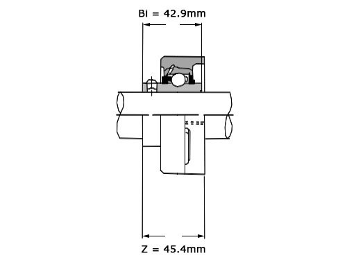 Foto van NSK Lagerblok Span UCFA207 D1 (35mm) NSK Lagerblok Span UCFA207 D1 (35mm)