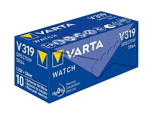 Foto van Varta 319 batterij SR64 doosje(10) Varta 319 batterij SR64 doosje(10)