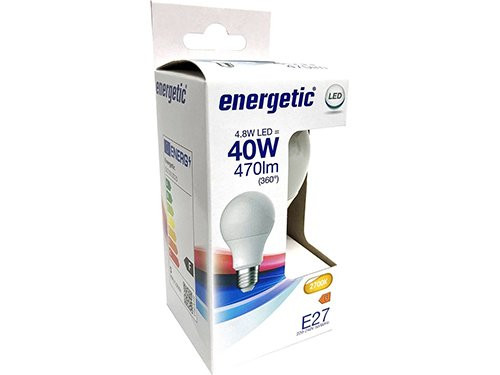 Foto van Energetic LED GLS E27 4,8-40W 2700K mat Energetic LED GLS E27 4,8-40W 2700K mat