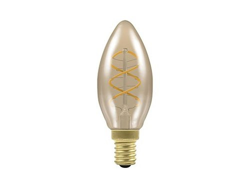 Nordlux LED kaars E14 3-15W 2000K filament gold spiraal dimbaar