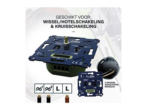 LED dimmer 0-300W EcoDim universeel