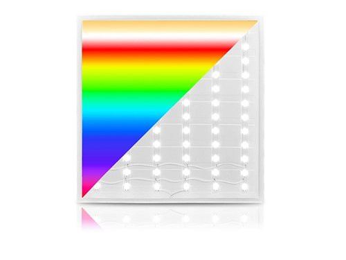 Foto van LED backlit paneel wit 60x60cm 40W 4000Lm RGB-CCT dimbaar LED backlit paneel wit 60x60cm 40W 4000Lm RGB-CCT dimbaar