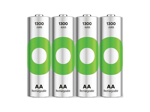 GP NiMH oplaadbare batterij AA 1300mA blister(4)