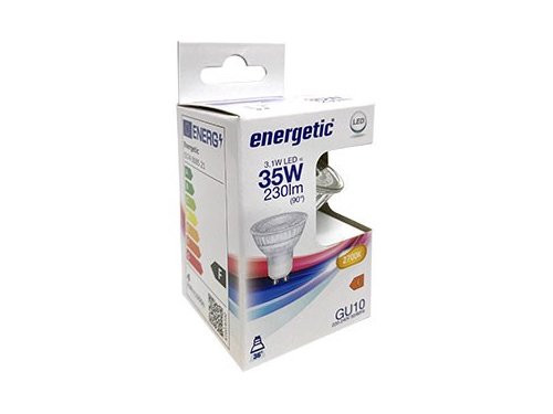 Energetic LED spot GU10 3,1-35W 2700K