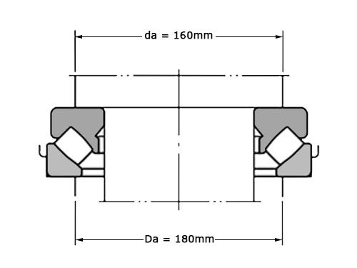 Foto van Nachi Tontaatslager 29324 E (120x210x54mm) Nachi Tontaatslager 29324 E (120x210x54mm)