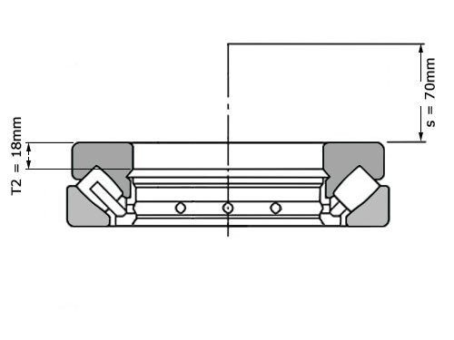 Foto van Nachi Tontaatslager 29324 E (120x210x54mm) Nachi Tontaatslager 29324 E (120x210x54mm)
