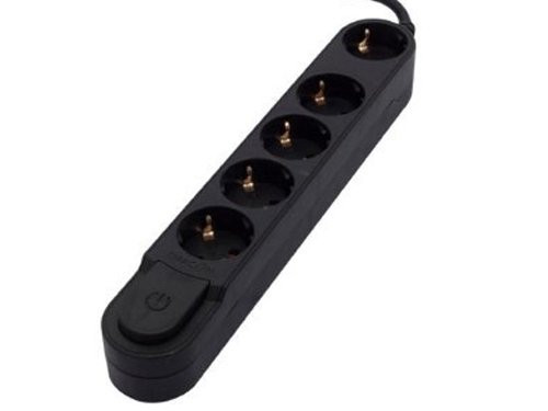 Design TCD RA 5V 1,5m met schakelaar zwart