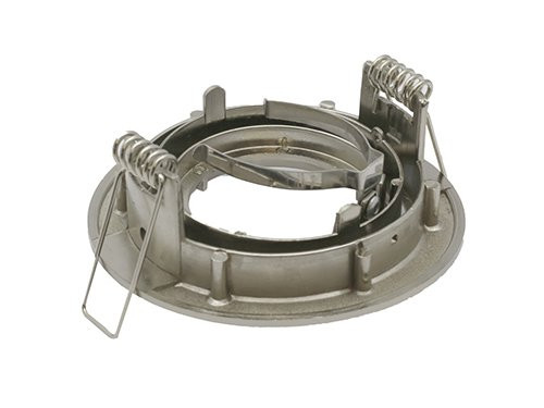 Foto van Inbouwspot 50mm verstelbaar rond geschuurd chroom Inbouwspot 50mm verstelbaar rond geschuurd chroom