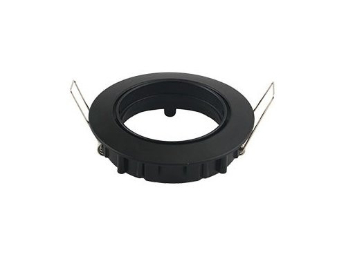 Inbouwspot verstelbaar 50mm rond zwart