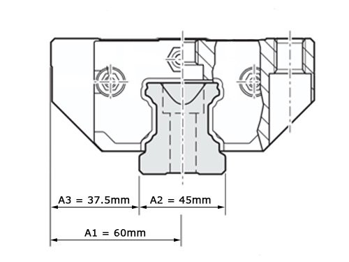 Foto van Bosch Rexroth Kogelwagen Koolstofstaal KWD-045-FLS-C2-H-1 Met Kogelketting Bosch Rexroth Kogelwagen Koolstofstaal KWD-045-FLS-C2-H-1 Met Kogelketting