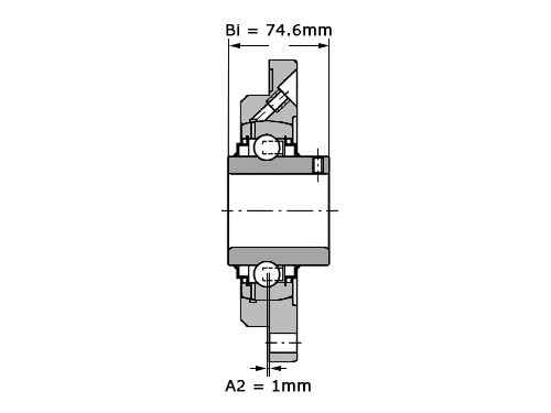 INA Lagerblok Rond RMEY65 214