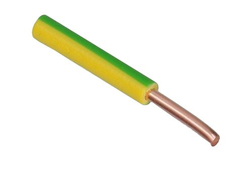 VD H07V-U draad Eca 2,5qmm geel/groen Donne 100m