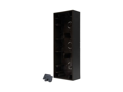 Foto van Kopp HK07 PURE mat zwart 3 voudig opbouwdoos Kopp HK07 PURE mat zwart 3 voudig opbouwdoos